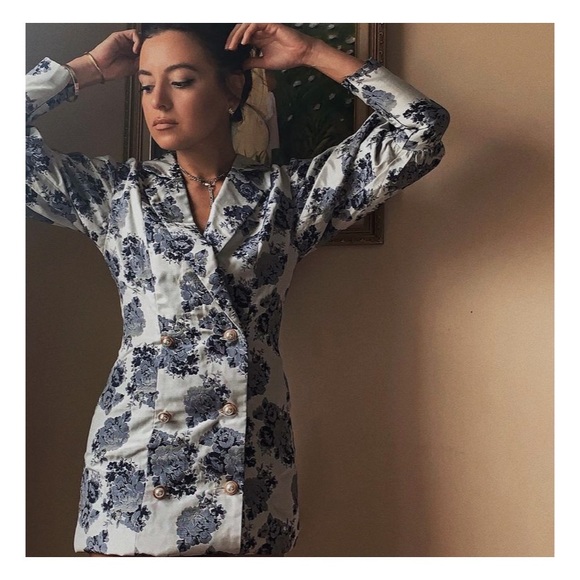 NEW Majorelle Dress Floral Coat Style Dress size XXS - Picture 3 of 16